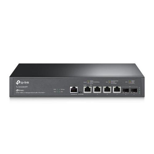 TP-LINK TL-SX3206HPP 6portový řízený switch JetStream 10GE L2+ se 4 PoE++ porty