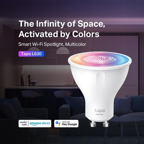TP-LINKTapo L630 Chytrá Wi-Fi bodová žárovka, barevná GU10 - AGEMcz