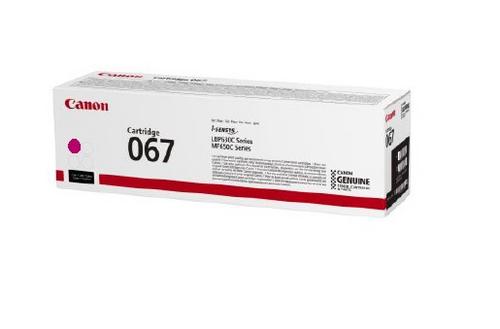 CANON CRG 067 originální toner magenta pro LBP631Cdw, LBP633Cdw, MF651Cw, MF655Cdw, a MF657Cdw.