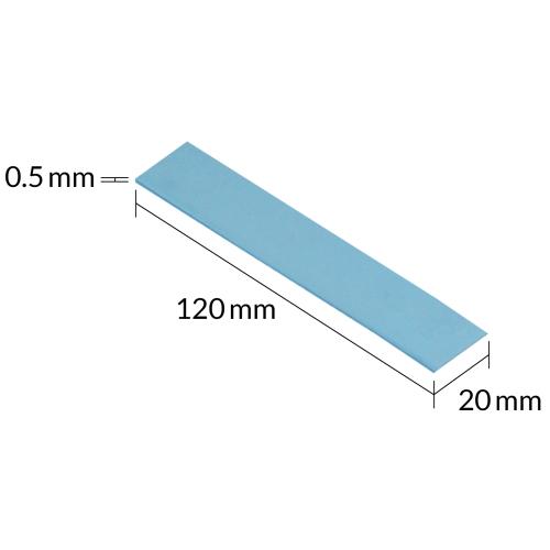 ARCTIC TP-3 Thermal Pad 120x20x0,5mm (balení 4 kusů)