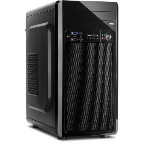 INTER-TECH case MC-02 Micro Tower, black - AGEMcz