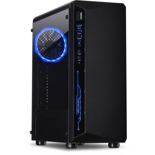 INTER-TECH case C-3 Saphir Midi Tower, window, black - AGEMcz