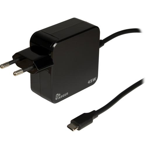 INTER-TECH napájecí adaptér PD-2045, Power Delivery 45W, USB-C - AGEMcz