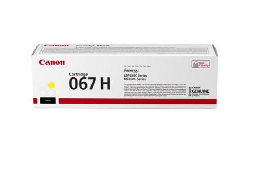 CANON CRG 067 H originální toner yellow pro LBP631Cdw, LBP633Cdw, MF651Cw, MF655Cdw, a MF657Cdw. - AGEMcz