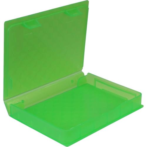 INTER-TECH ochranný plastový box pro 1x 2.5" HDD, zelený - AGEMcz