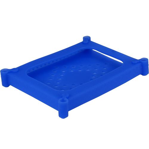 INTER-TECH ochranný silikonový obal pro 1x 2.5" HDD, modrý - AGEMcz