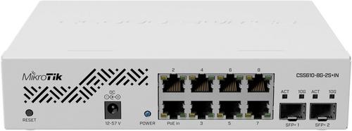 MIKROTIK Cloud Smart Switch, CSS610-8G-2S+IN - AGEMcz