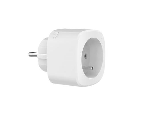 WOOX R4152 smart plug, chytrá zásuvka FR (s kolíkem), WiFi 16A, bez měření, kompatibilní s Tuya