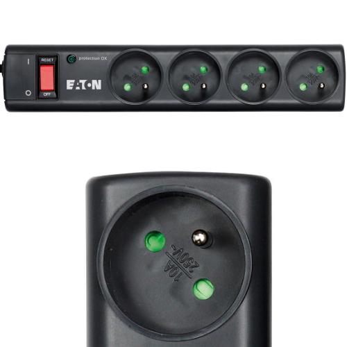 EATON Protection Strip 4 FR, přepěťová ochrana, 4 zásuvky - AGEMcz