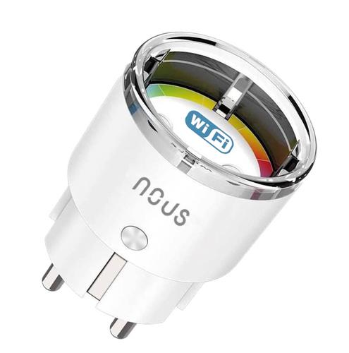 NOUS A1 smart plug, chytrá zásuvka DE/Schuko (bez kolíku), WiFi 15A, s měřením, kompatibilní s Tuya