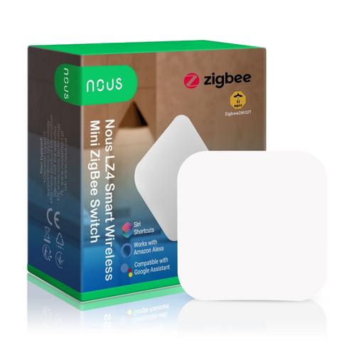 NOUS LZ4 Smart Wireless Mini Switch, spínač, ZigBee, kompatibilní s Tuya - AGEMcz