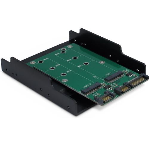 INTER-TECH KT005B řadič SATA pro 2x M.2 SATA SSD - AGEMcz