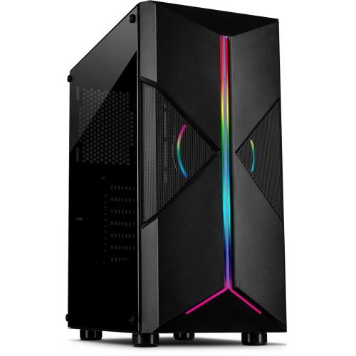 INTER-TECH case IT-3306 Cavy Midi Tower, window, black