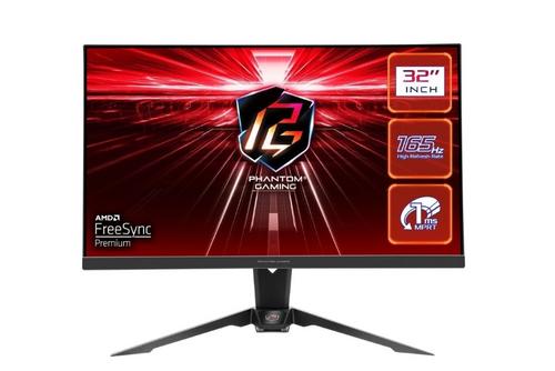 ASROCK LCD 32" monitor PG32QF2B plochý QHD 2560x1440 VA 165Hz (31,5in, 1ms, 250cd, repro, WIFI anténa, HDMI+DPort) - AGEMcz