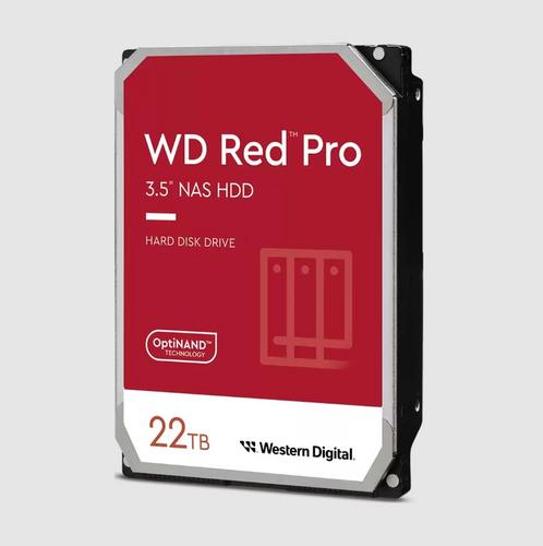 WDC WD221KFGX hdd RED PRO 22TB SATA3-6Gbps 7200rpm 512MB RAID (24x7 pro NAS) 265MB/s CMR