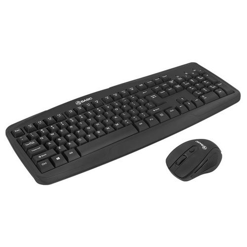 TELLUR klávesnice bezdrátová Wireless, SET (myš + klávesnice ) , US, černý