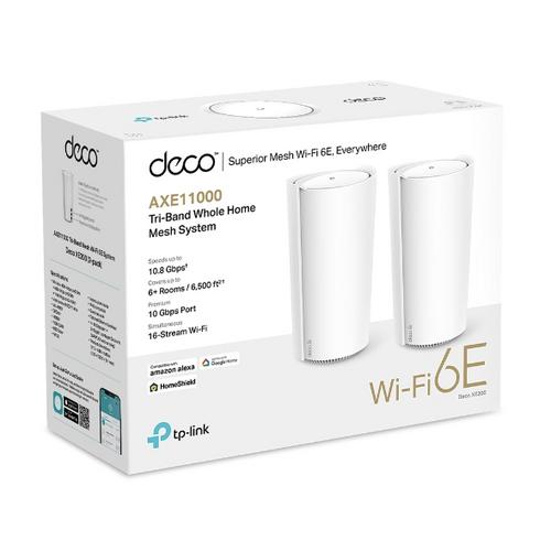 TP-LINK Deco XE200(2-pack) AXE11000 Domácí Meshový systém Wi-Fi 6E - Slevy AGEMcz