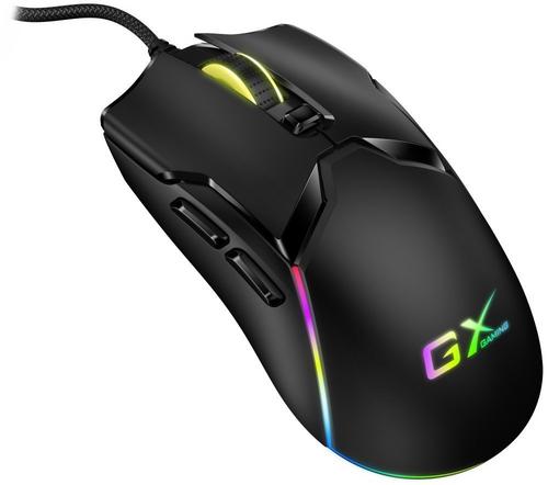 GENIUS myš GAMING Scorpion M700 Myš, herní, drátová, optická, 800-7200DPI, 6 tlačítek, RGB podsvícení, USB, černá - AGEMcz