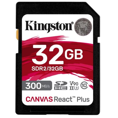 KINGSTON SD card SDHC 32GB Canvas React Plus - AGEMcz