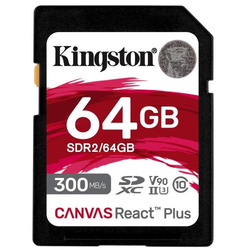 KINGSTON SD card SDXC 64GB Canvas React Plus - AGEMcz