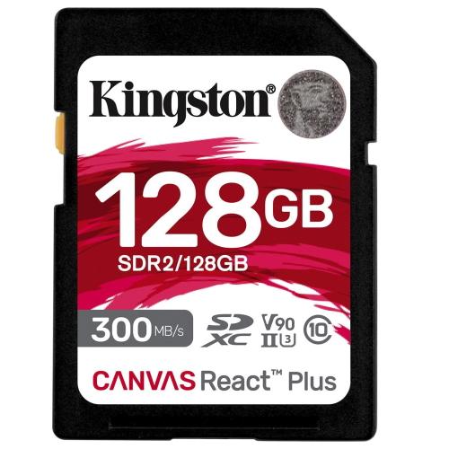 KINGSTON SD card SDXC 128GB Canvas React Plus - AGEMcz