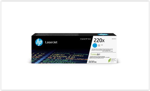 HP W2201X originální toner azurový č.220X velký cca 5500 str - AGEMcz