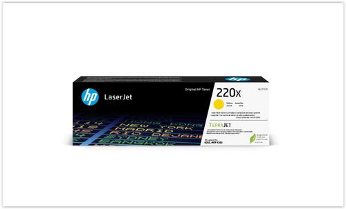 HP W2202X originální toner žlutý č.220X velký cca 5500 str. - AGEMcz