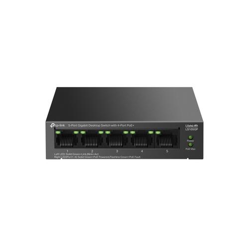 TP-LINK LS105GP 5portový gigabitový stolní switch se 4 porty PoE+ - AGEMcz