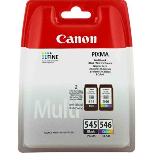 CANON PG-545 / CL-546 originální náplň barevná + černá multipack, PVP - AGEMcz