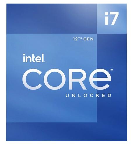 INTEL cpu CORE i7-12700K (použitý) socket1700 Alder Lake BOX 125W/190W 12.generace (bez chladiče, od 2.7GHz do 5.0GHz, 12x jádro, 20x vlákno, 25MB cache, pro DDR4 do 3200, pro DDR5 do 4800) - Doprodej AGEMcz