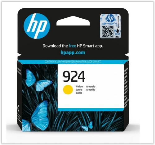 HP 4K0U5NE originální náplň žlutá č.924 yellow - AGEMcz