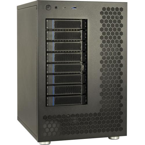 INTER-TECH case NAS-8 Tower, black - AGEMcz