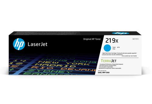 HP W2191X originální toner azurový č.219X cca 2500 str. (cyan, pro HP 3202, MFP 3302) - AGEMcz
