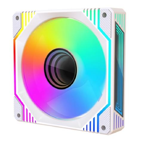 1stCOOL ventilátor AURA EVO Mirror ARGB 120mm bílý (do CASE, white) - AGEMcz