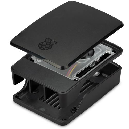 RASPBERRY case Original černá s chladičem pro Raspberry Pi 5 - AGEMcz
