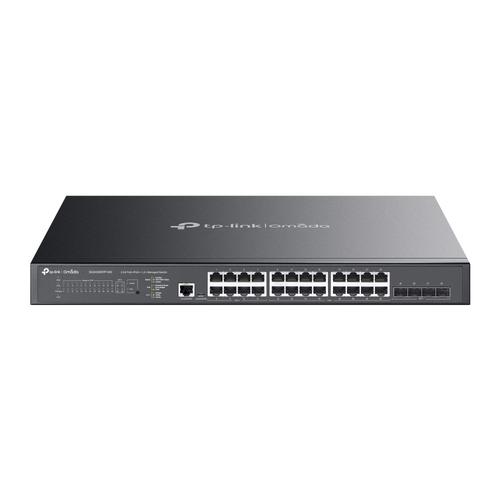 TP-LINK SG3428XPP-M2 Omada 24portový 2,5GBASE-T a 4portový 10GE SFP+ L2+ Managed Switch s 16 porty PoE+ a 8 porty PoE++ - AGEMcz