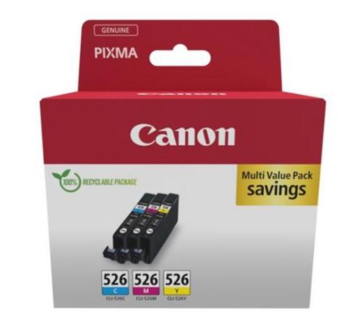 CANON CLI-526CMY originální sada náplní - AGEMcz