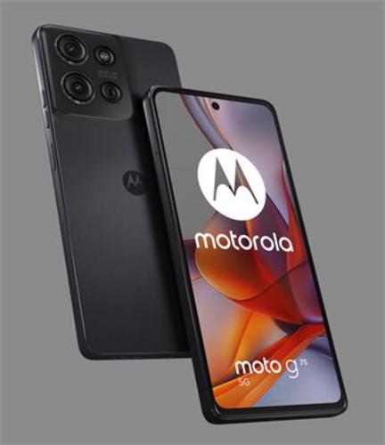 MOTOROLA Moto G75 8+256GB 5G Dual SIM Charcoal Grey (3r. pojišt. proti poškození + 1r. záruky navíc) - AGEMcz