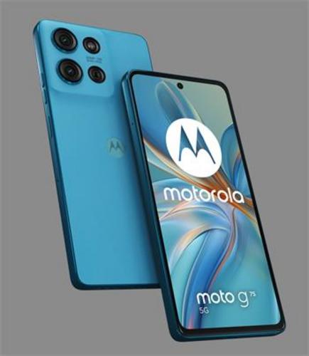 MOTOROLA Moto G75 8+256GB 5G Dual SIM Aqua Blue (3r. pojišt. proti poškození + 1r. záruky navíc) - AGEMcz