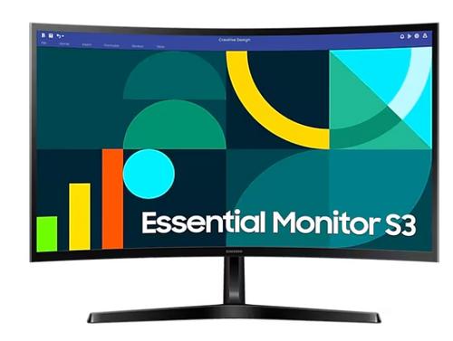 SAMSUNG LCD 27" monitor S366GD model LS27D366GAUXEN prohnutý FHD 1920x1080 VA 100Hz (4ms, 250cd, VGA+HDMI) - AGEMcz