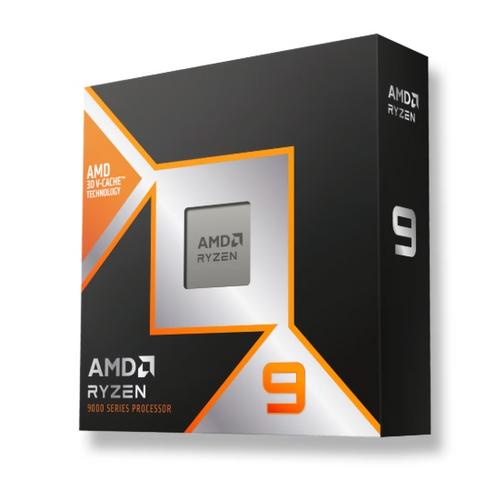 AMD cpu Ryzen 9 9950X3D AM5 Box (bez chladiče, 4.3GHz / 5.7GHz, 16+128MB cache, 170W, 16x jádro, 32x vlákno, grafika) - AGEMcz