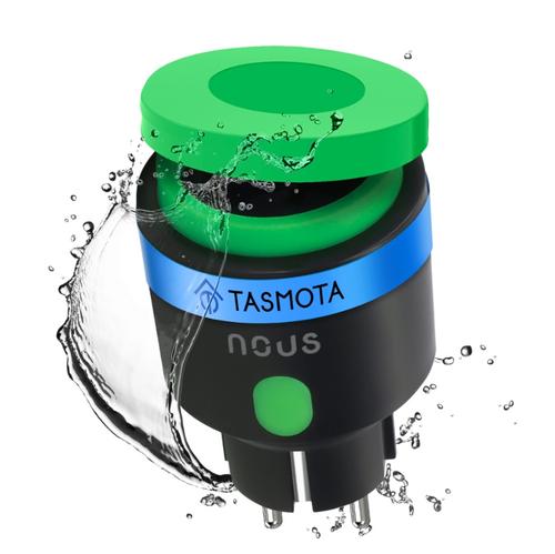 NOUS A6T Wifi Outdoor smart plug, venkovní chytrá zásuvka DE/Schuko (bez kolíku), WiFi 16A, s měřením, kompatibilní s Tasmota - AGEMcz