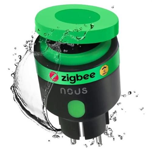 NOUS A6Z Wifi Outdoor smart plug, venkovní chytrá zásuvka DE/Schuko (bez kolíku), WiFi 16A, s měřením, kompatibilní s Zigbee - AGEMcz