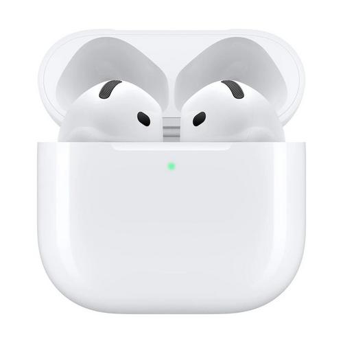 APPLE AirPods 4 sluchátka do uší s mikrofonem bílé, s lightning charging case - AGEMcz
