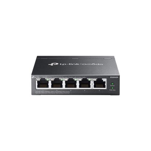 TP-LINK ES205GP Omada 5portový gigabitový Easy Managed switch se 4 porty PoE+ - Novinky AGEMcz