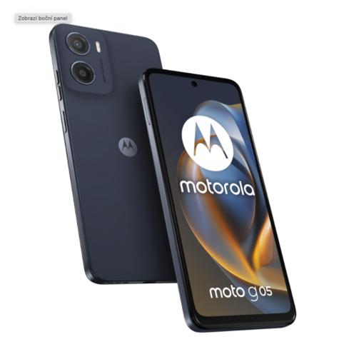 MOTOROLA Moto G05 4+128GB Dual SIM Denim Blue (Vegan Leather) - Novinky AGEMcz