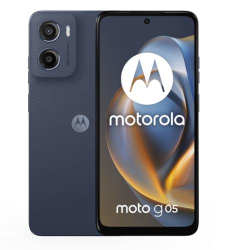 MOTOROLA Moto G05 8+256GB Dual SIM Denim Blue (Vegan Leather) - Novinky AGEMcz