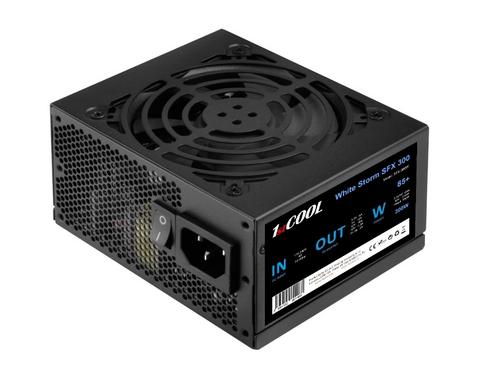 1stCOOL zdroj 300W WHITE STORM SFX 300W 85+ s aktivnim PFC, ventilátor 80mm