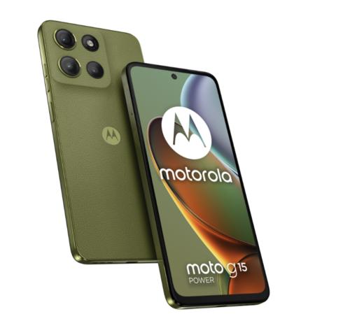 MOTOROLA Moto G15 Power 8+256GB Dual SIM Iguana Green (Vegan Leather) - AGEMcz