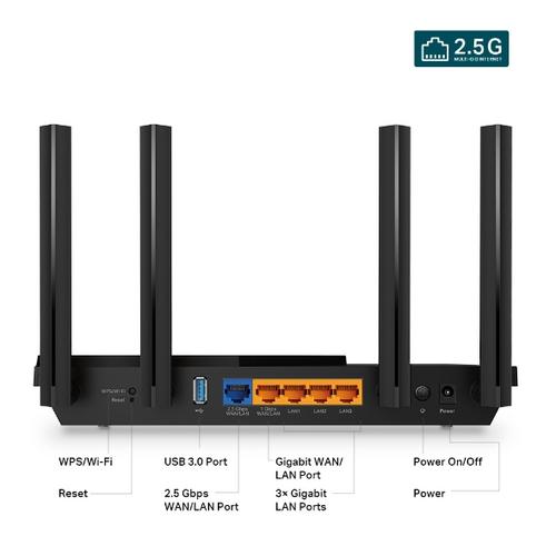TP-LINK Archer AX55 Pro (rozbalený) Multigigabitový Wi-Fi 6 router AX3000 s 2,5G portem - Doprodej AGEMcz
